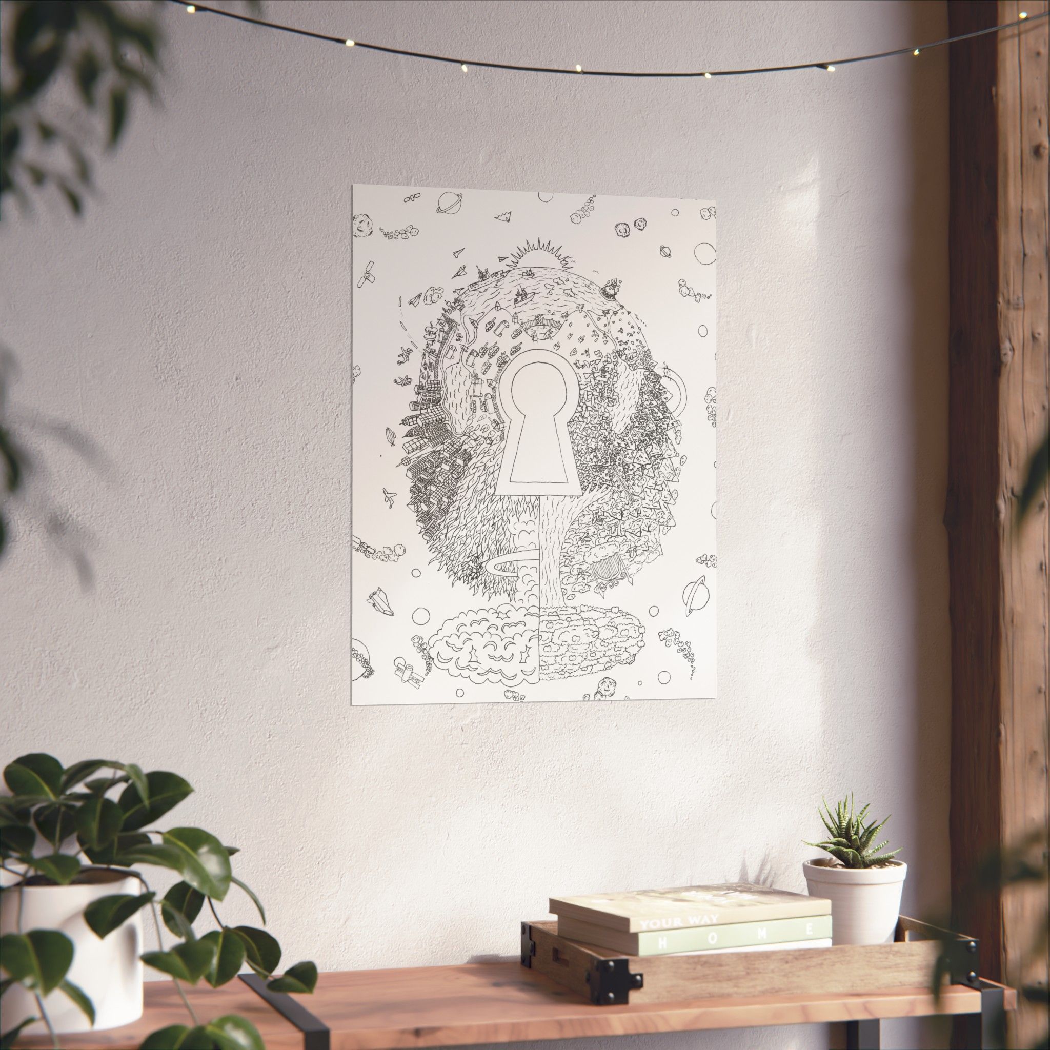 Connected Art Print