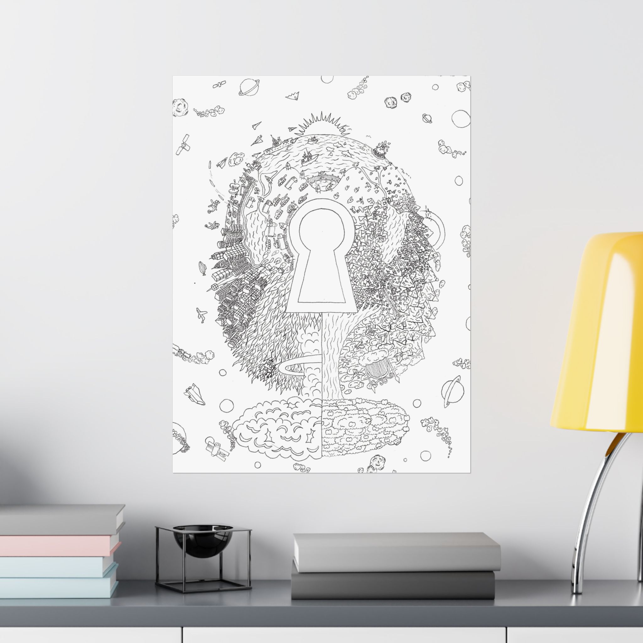 Connected Art Print